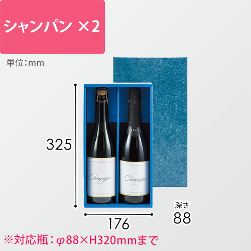 シャンパン２本入