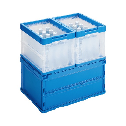薄型軽量オリコン　２０Ｌ　フタなし　半透明