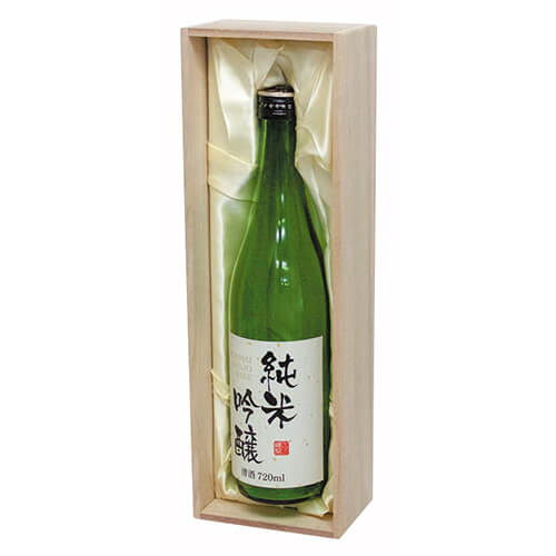 高級桐箱７２０ｍｌ×１本　クリーム