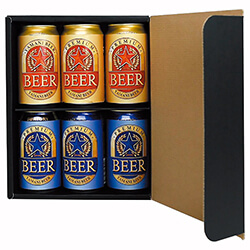 缶ビール350mL6本用 発送箱 | ダンボール・梱包資材 通販No.1