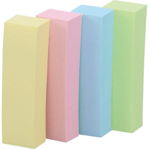 ポストイット　再生紙見出し　５０×１５　混色６０冊