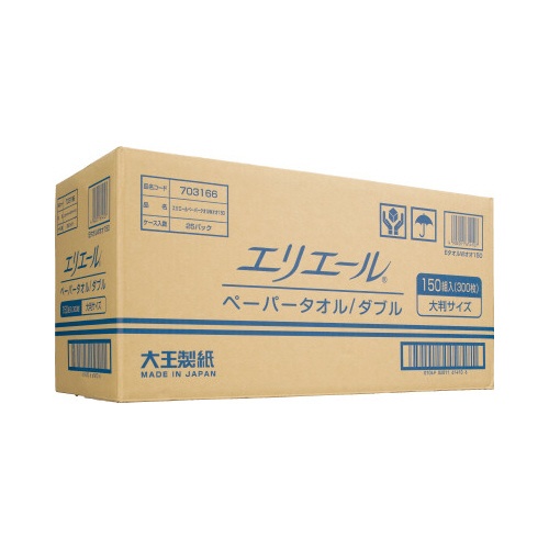 エリエールペーパータオル　１５０Ｗ　１梱（２５個）