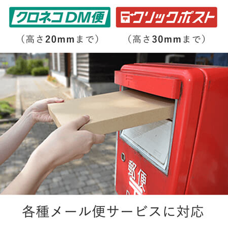 【ゆうパケット・定形外郵便】厚さ1?4cm変更可・ヤッコ型ケース（A4サイズ）