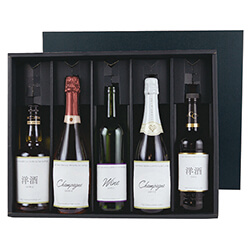ロングワイン・シャンパン兼用　５本箱