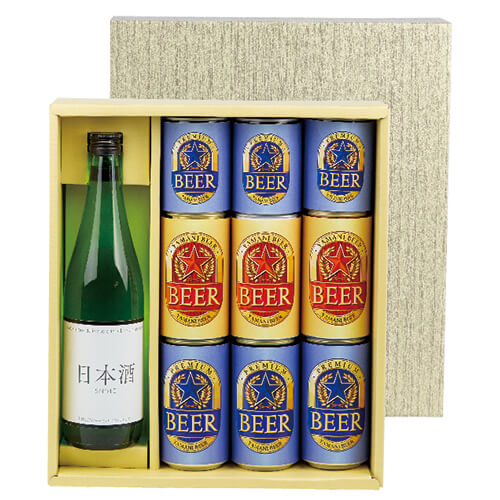 酒７２０ｍｌ１本＋缶ビール９本