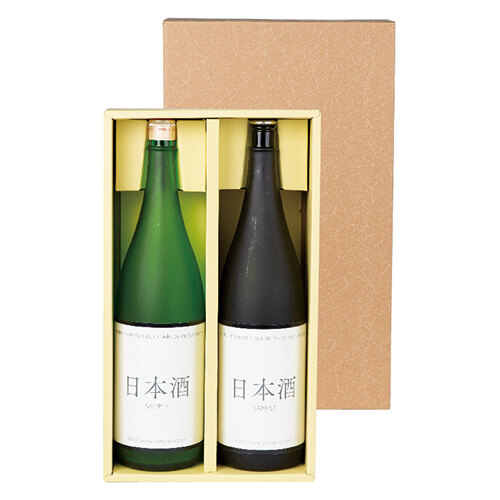１升瓶２本入ろうけつ柄