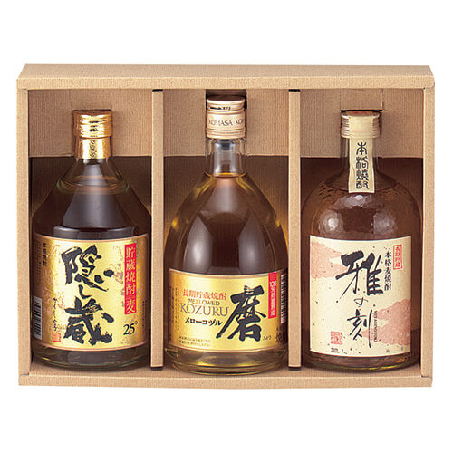 焼酎７２０ｍｌかぶせ３本