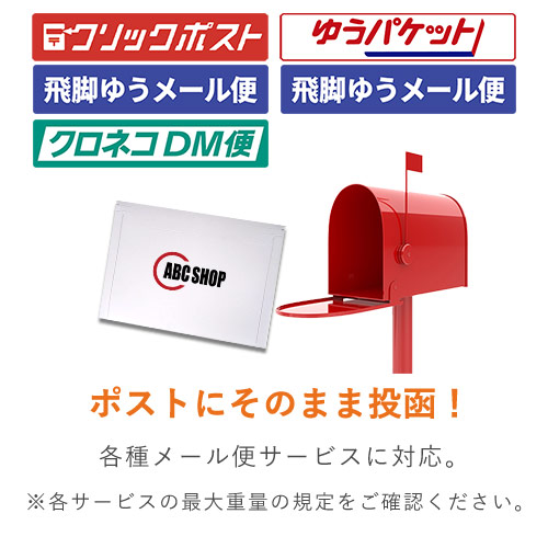 【名入れ印刷 ・2色】厚紙封筒（A4サイズ・クリックポスト・ゆうパケット）※印刷版代無料