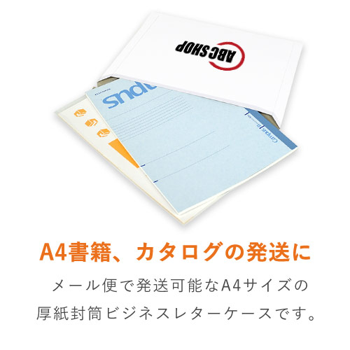 【名入れ印刷 ・2色】厚紙封筒（A4サイズ・クリックポスト・ゆうパケット）※印刷版代無料