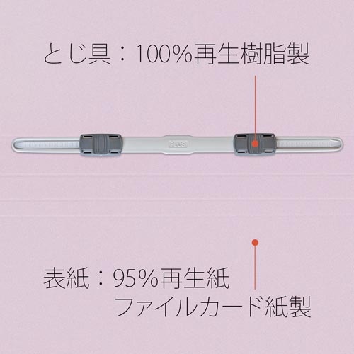 ねんくみなまえフラットファイルＡ４縦　紫１０冊
