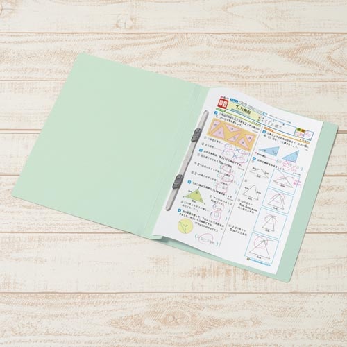 ねんくみなまえフラットファイルＡ４縦ブルー１０冊