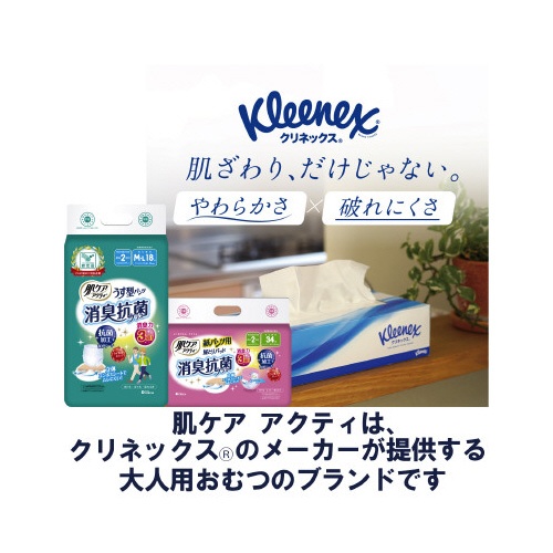 肌ケアアクティ朝までぐっすり尿とりパッド２７枚×６