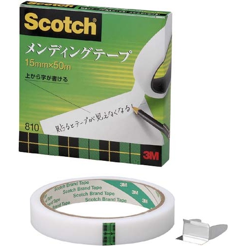 スコッチ　メンディングテープ　１５ｍｍ×５０ｍ５巻