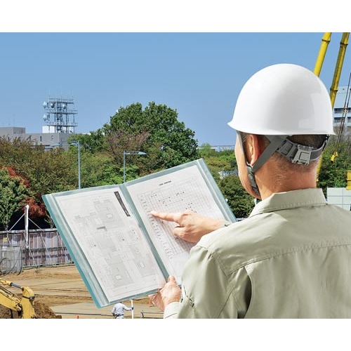 【廃番商品】クリア?ファイル　チャックタイプ　Ａ４　１２Ｐ　黒