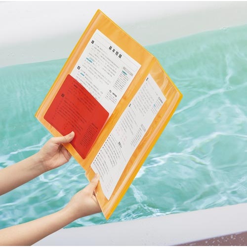 【廃番商品】クリア?ファイル　チャックタイプ　Ａ４　１２Ｐ　黒