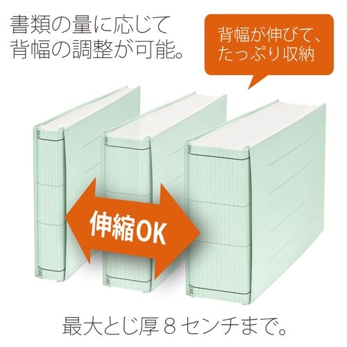 セノバスエコノミーつづりひもＡ４横　ブルー