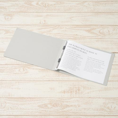 ＰＰフラットファイル　Ａ４横　グレー　１０冊