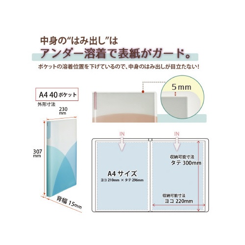 ＰａｓｔｙＡ４４０Ｐ　ソーダブルーＸ１０