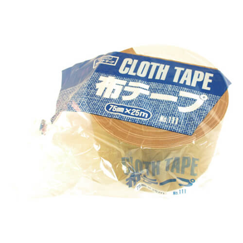 オカモト 布テープ No.111 75mm×25m 11175