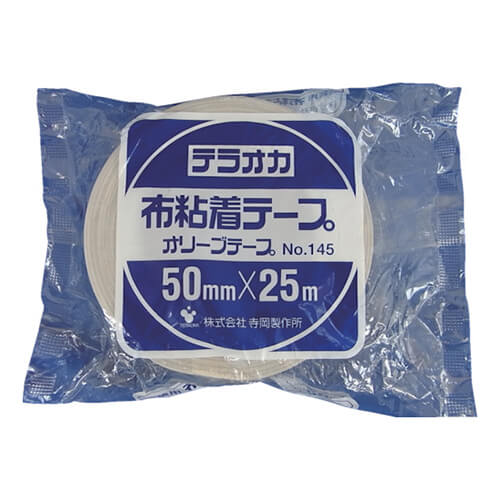 寺岡製作所 カラーオリーブテープ No.145 シルバー 50mm×25m 145SV50X25