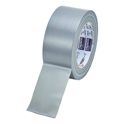 トラスコ中山 カラー布粘着テープ シルバー 50mm×25m CNT5025SV