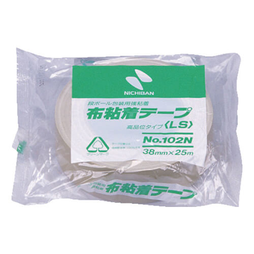ニチバン 布粘着テープ102N黄土 38mm×25m 102N738