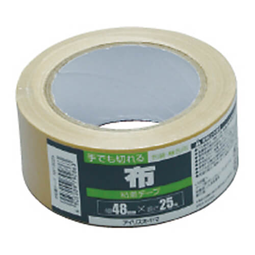 【廃番商品】アイリスオーヤマ 530263 布粘着テープ 48mm×25m NNT5025