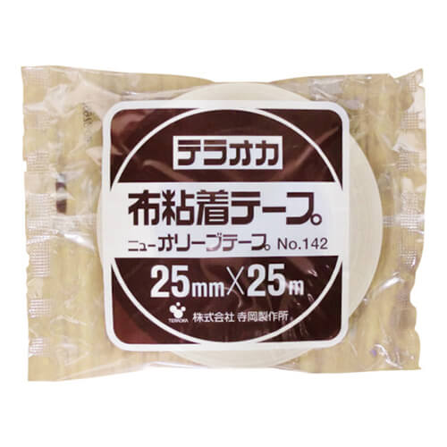 寺岡製作所 ニューオリーブテープ No.142 25mm×25m 14225X25