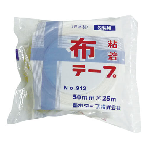 菊水テープ 布粘着テープ912 50mm×25m 91250