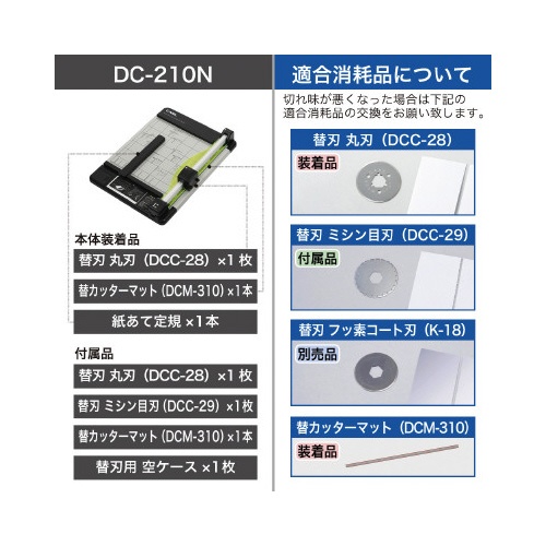 ディスクカッターＡ４　裁断枚数４０枚