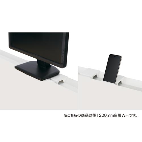 リーンデスク　引出付　Ｄ６００Ｗ１０００　黒脚ＮＡ