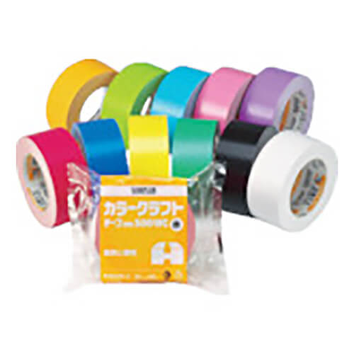 積水 カラークラフトテープNo.500WC 黄緑 50mm×50m K50WC13