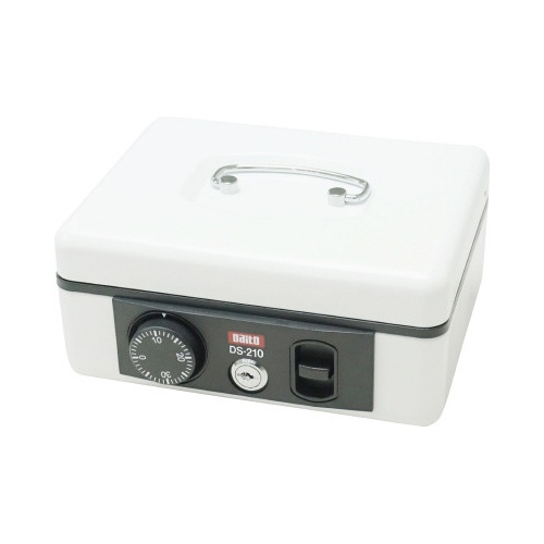 【廃番商品】手提金庫　ホワイト　ＤＳ?２１０Ｗ