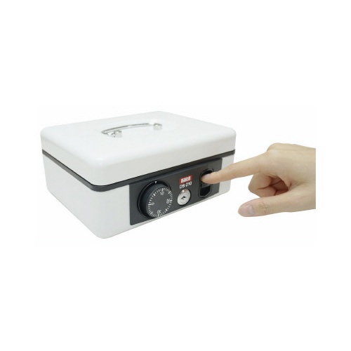 【廃番商品】手提金庫　ホワイト　ＤＳ?２１０Ｗ