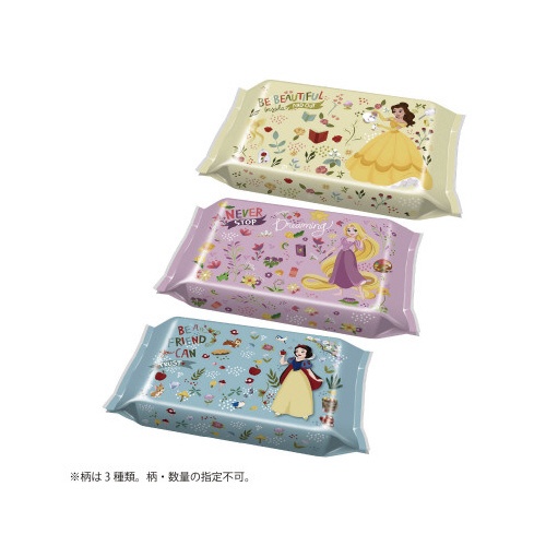 おしりふき　８０枚×３個　ディズニープリンセス