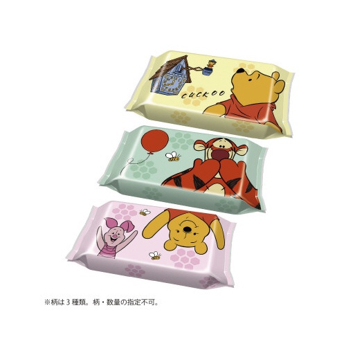 おしりふき　８０枚×３個　くまのプーさん