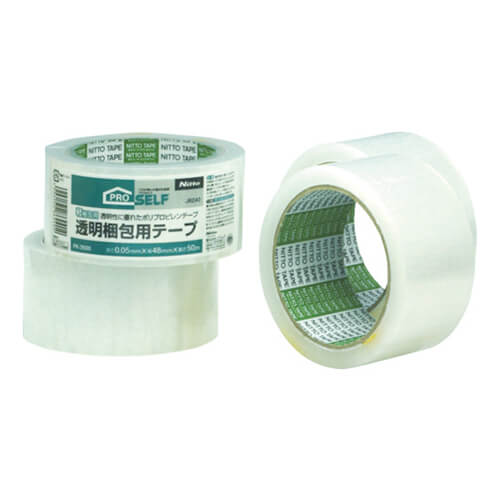 【廃番商品】ニトムズ 透明梱包用テ−プPK3500 48mm×50m J6240