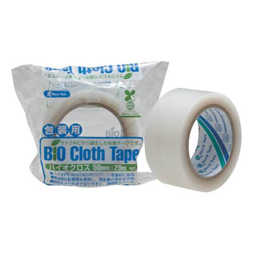 【廃番商品】クロステープ50mm×25m　透明　【リンレイテープ 包装用バイオクロステープ ＥＦ６７２ ５０×２５】