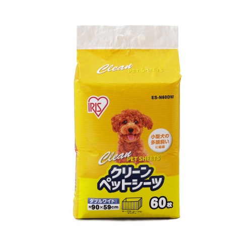 クリーンペットシーツ　ダブルワイド６０枚Ｘ３