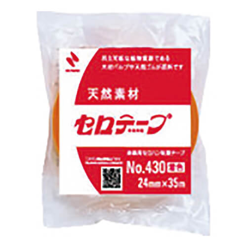 ニチバン セロテ－プ着色黄4302T 24mm×35m 4302T24