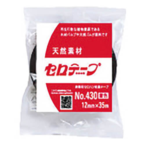 ニチバン セロテ－プ着色黒4306T 12mm×35m 4306T12