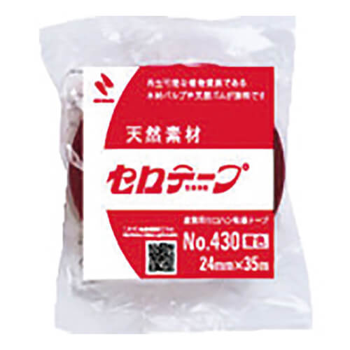ニチバン セロテ－プ着色赤4301T 24mm×35m 4301T24