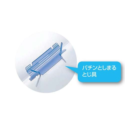 ルーパーファイル　背幅９ｍｍ　Ａ４縦　乳白１冊