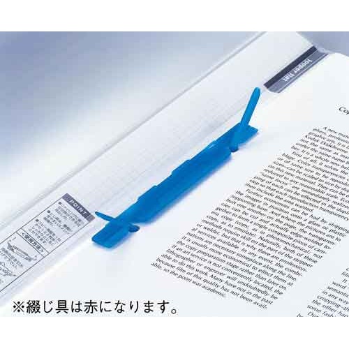 ルーパーフラットファイル　Ａ４縦　赤　１冊