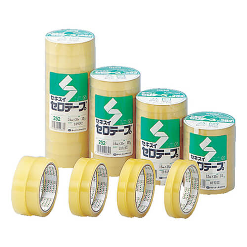 積水 セロテープ（１０巻入） 18mm×35m C252X24