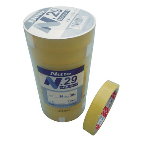 日東電工 セロハンテープNo.29（１０巻入） 18mm×35m NO2918