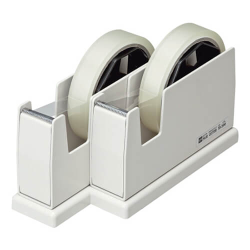 【廃番商品】テープカッター　スチール紙管用　1インチ、3インチ　【ＯＰ ペアカッター 白】