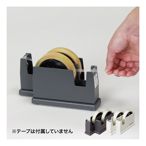 【廃番商品】テープカッター　スチール紙管用　1インチ、3インチ　【ＯＰ ペアカッター 白】