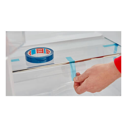 【廃番商品】結束テープ25mm×50m　青　【ｔｅｓａ 仮固定用ストラッピングテープ テサ６４２６０ 青 ２５ｍｍｘ５０ｍ】