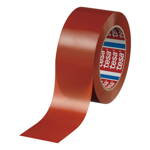 【廃番商品】結束テープ19mm×55m　茶　【ｔｅｓａ ストラッピングテープ 茶 １９ｍｍｘ５５ｍ】